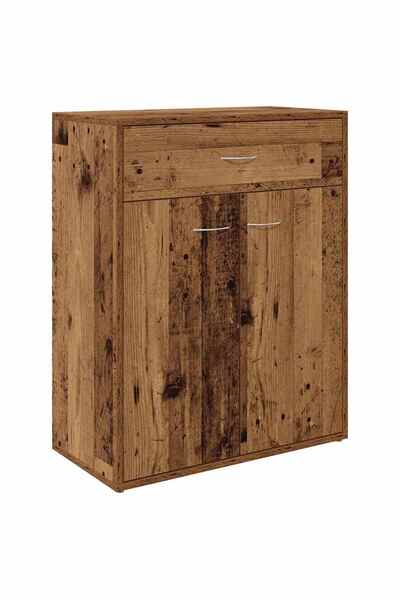 vidaxl Bufetă din lemn vechi 60x30x75 cm din lemn prelucrat