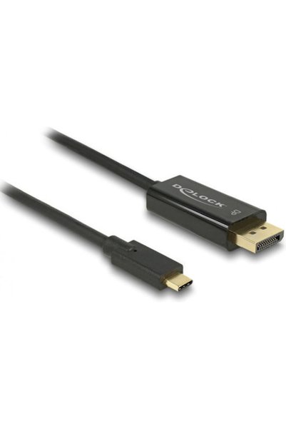 DELOCK Καλώδιο USB 3.1 USB-C Αρσενικό σε DisplayPort Μαύρο 3μ