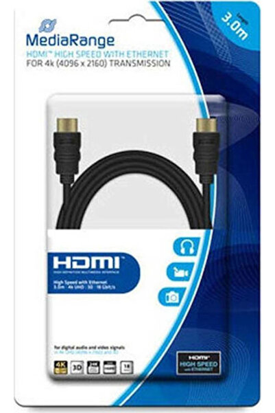 MediaRange Καλώδιο HDMI 1.4 Υψηλής Ταχύτητας 1080p 120Hz HDMI Αρσενικό - HDMI...