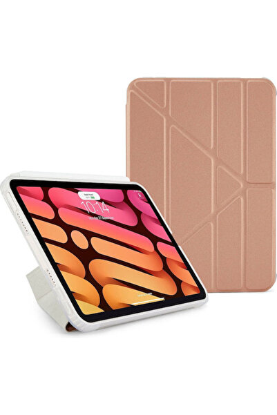 Pipetto Origami No1 Αναδιπλούμενη Θήκη Ροζ Χρυσό για iPad mini 2021 / mini 2024