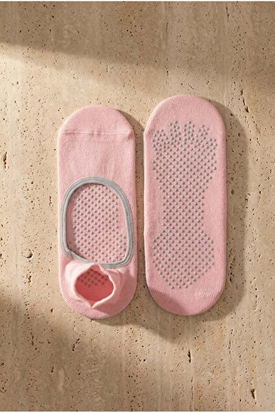 Katia&Bony Women's asta yoga / pilates step socks pink
