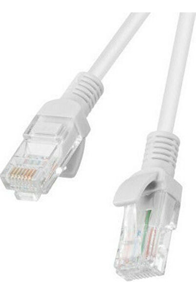Lanberg Καλώδιο Ethernet U/UTP Κατηγορίας 6, 0,25μ, Γκρι, 10 Τεμάχια, Κωδικός...
