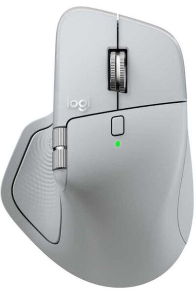 logitech MX Master 4 για Mac Ασύρματο Εργονομικό Ποντίκι Bluetooth Λευκό Ασημί