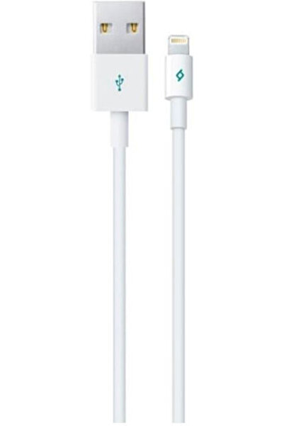 Ttec Καλώδιο USB-A σε Lightning Λευκό 1μ (2DK7508B)
