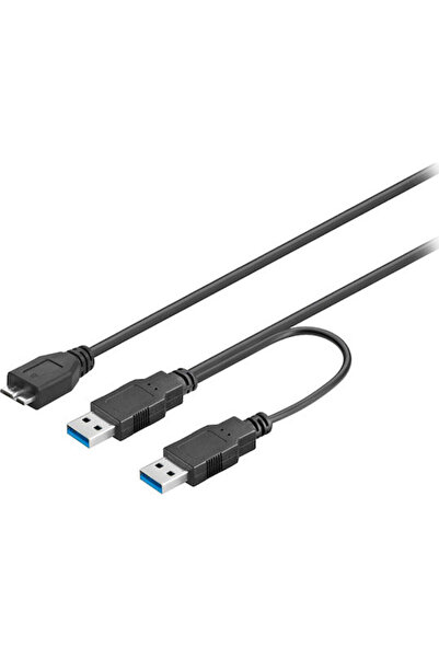 goobay Μετατροπέας micro USB αρσενικό σε USB-A αρσενικό 1 τεμάχιο 95746