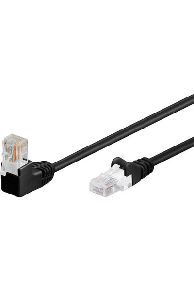 goobay Καλώδιο Ethernet U/UTP Cat.5e 1μ Μαύρο Κωδικός: 94171