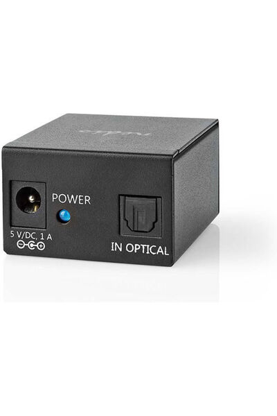 Nedis Μετατροπέας Toslink θηλυκό σε Toslink 2x θηλυκό 1 τεμάχιο ASPL2512BK