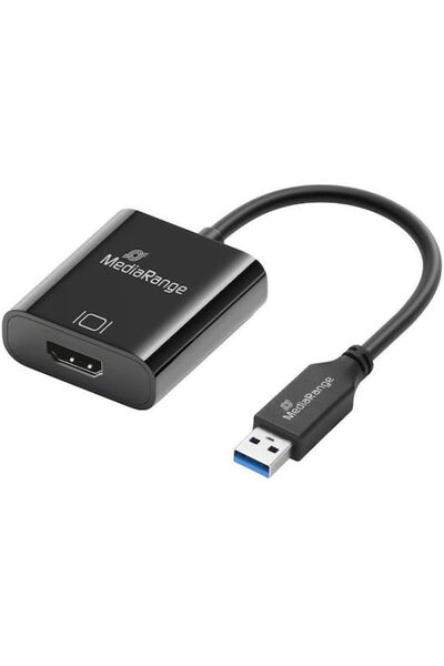 MediaRange Μετατροπέας HDMI / USB-A αρσενικό σε HDMI / USB-A θηλυκό 1 τεμάχιο...