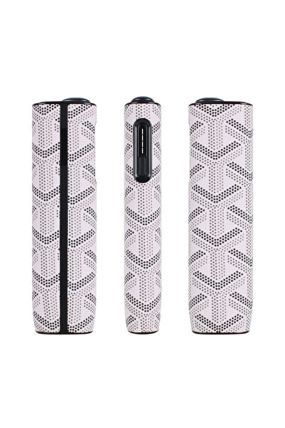 YuumiCo Iluma i One Goyard Desenli Beyaz / Gri IQOS Kılıfı - Yeni Model iluma...
