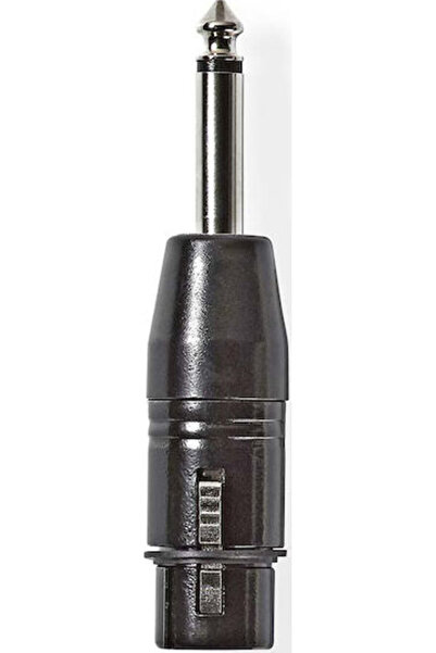 Nedis Μετατροπέας XLR θηλυκό σε 6.3mm αρσενικό 1 τεμάχιο COTP15940BK