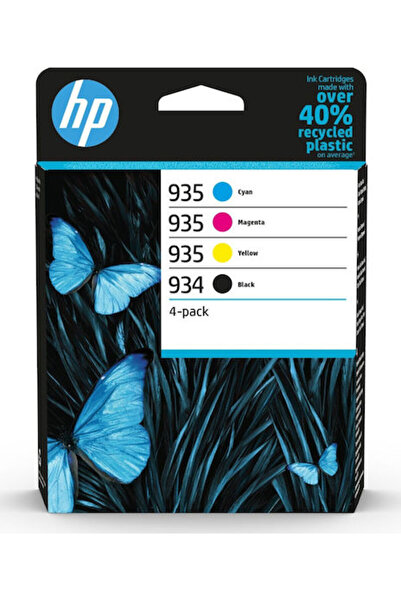 HP 934/935 Γνήσια συσκευασία 4 μελανιών για εκτυπωτές InkJet Κίτρινο / Κυανό ...