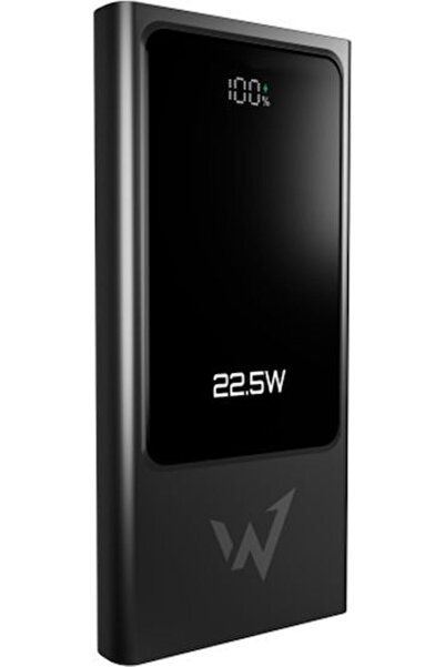 Wonder WX10D Υπέρλεπτο Power Bank 10000mAh 22.5W με 3 Θύρες USB-C Μαύρο