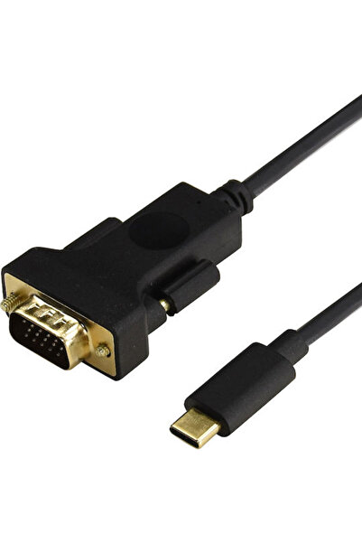 Cabletime Καλώδιο USB 2.0 USB-C Αρσενικό - VGA Μαύρο 1.8μ CT-U31-CMVGA