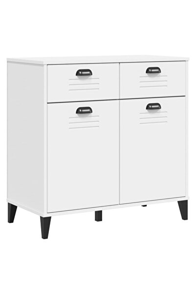 vidaxl Dulap „VIKEN”, alb, 80x40x80 cm, lemn prelucrat