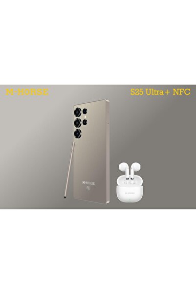 M HORSE جوال M-HORSE S25 Ultra Plus بأداء سلس مع شاشة 6.6 بوصة HD+، معالج ثما...