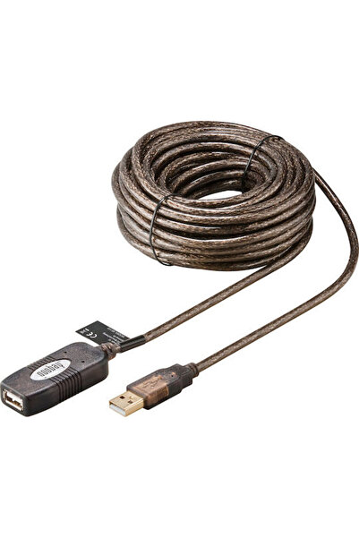 goobay Καλώδιο USB 2.0 10μ. Αρσενικό Α σε Θηλυκό Α Επιχρυσωμένο (95119)