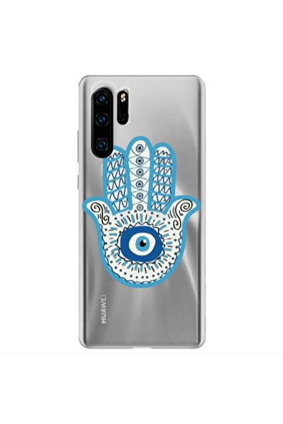 Other Huawei P30 Pro Evil eye bead in hand Transparent Silicone TPU Θήκη