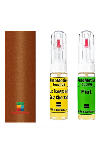 YLKRS AUTOMOTIVE Kit retus vopsea touch-up Fiat Seicento FI571 (Arancio Calip...