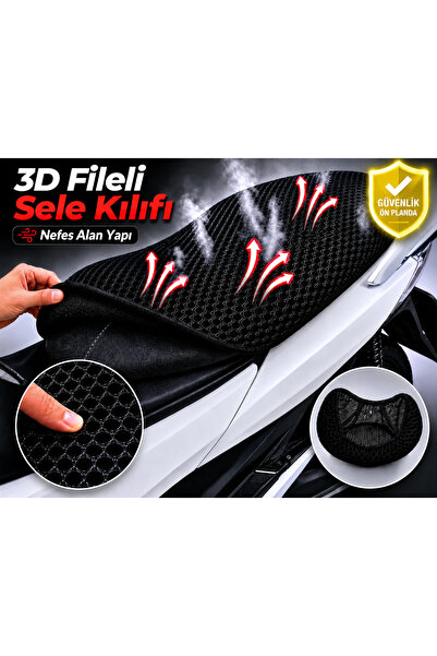 Vi Caro Husa scaun motocicleta Kanuni Trodon XS 125 Husa scaun din plasa 3D P...