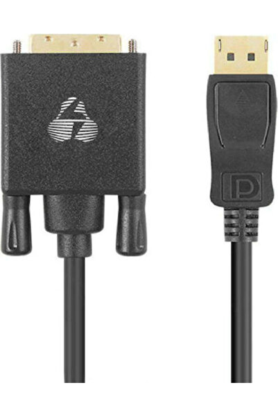 POWERTECH Καλώδιο DisplayPort αρσενικό - DVI αρσενικό 1.8μ Μαύρο (CAB-DP058)