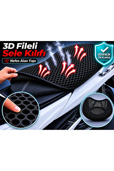 Vi Caro Husa scaun motocicletei Kanuni Seha 250 Husa scaun din plasa 3D Prote...
