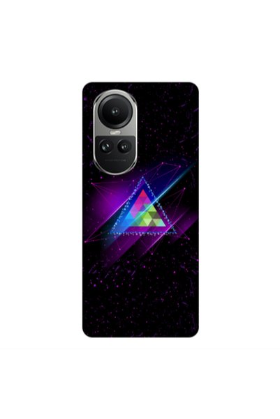 Other Oppo Reno10 5G Triangle stars Transparent Silicone TPU Θήκη