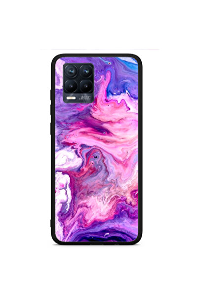Other Realme 8 i Marble art Black Glossy Θήκη