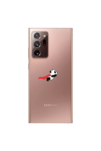 Other Samsung Note 20 Ultra kite flying panda Transparent Silicone TPU Θήκη
