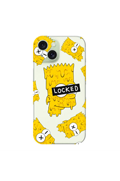 Other Apple iPhone 15 Bart Simpson Transparent Silicone TPU Θήκη