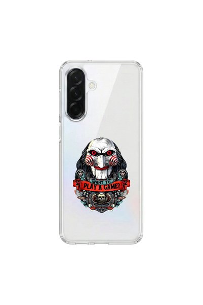 PPKin Samsung Galaxy A36 Compatible Horror 7 Design Transparent Case
