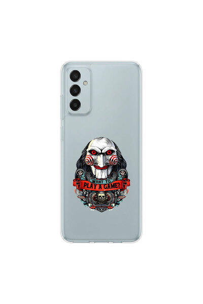 PPKin Samsung Galaxy M23 Compatible Horror 7 Design Transparent Case