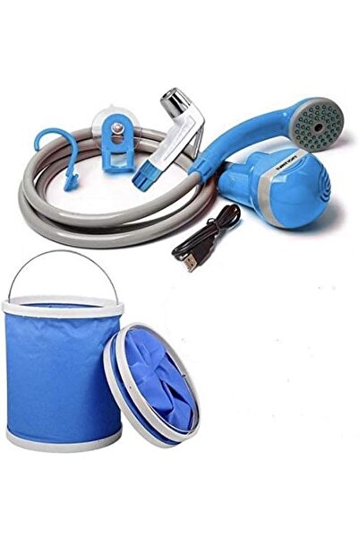 The Bros Travel Bidet Hose Spray with Foldable Bucket