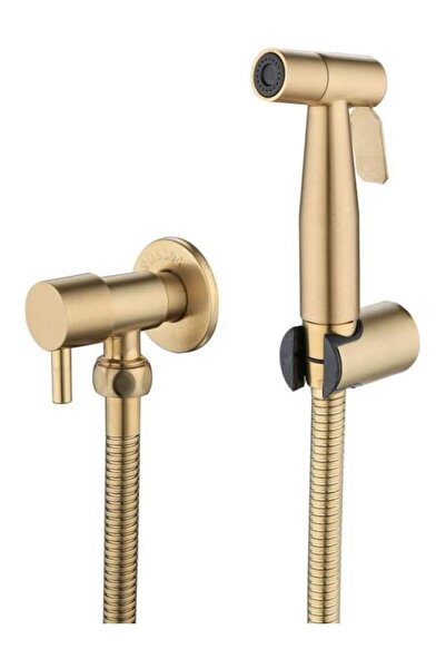 The Bros Stainless Steel Bathroom Shower Head Kit Accessory - Antique Brushed...