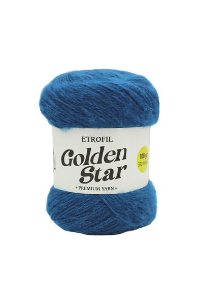 Etrofil Golden Star pređa za pletenje morsko plava 75% premium akril 25% orga...