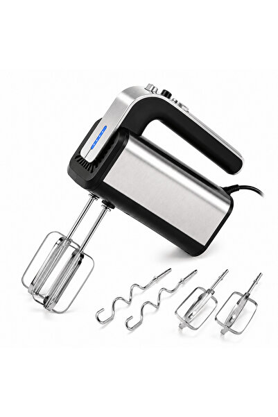 TnsAround Electric Hand Mixer 300W, 5 Speeds + Turbo, Stainless Steel Accesso...