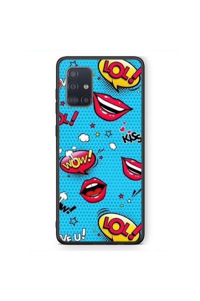 Other Samsung A51 Sticker Lol desing Black Glossy Θήκη
