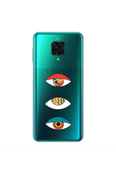 Other Xiaomi Redmi Note 9S 3 different eyes Transparent Silicone TPU Θήκη