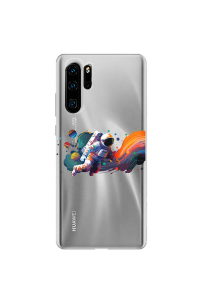 Other Huawei P30 Pro Rainbow Space Transparent Silicone TPU Θήκη