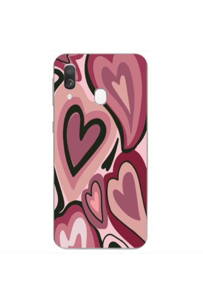 Other Samsung A40 Mix Heart Transparent Silicone TPU Θήκη