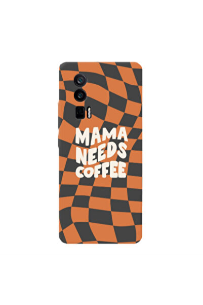 Other Xiaomi Poco F5 Pro Mama needs coffee Transparent Silicone TPU Θήκη