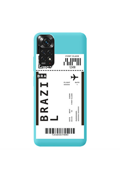 Other Xiaomi Redmi Note 11 4G Brazil BRA Turquoise Colored Silicone TPU Θήκη