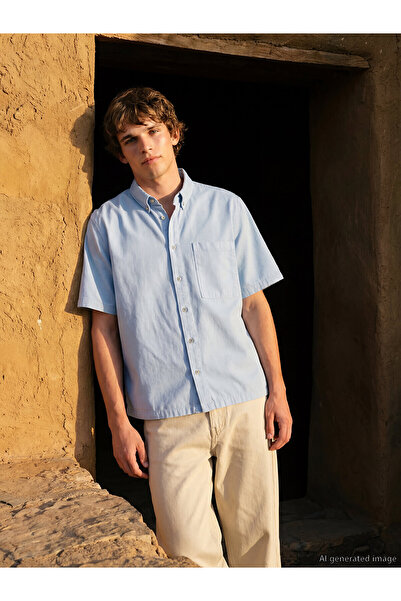LC Waikiki Nevavm Loose Fit Men's Shirt with a Difference