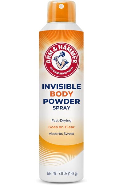 Arm&Hammer Arm & Hammer Invisible Body Powder Spray, Clear Talc-Free Body Odo...