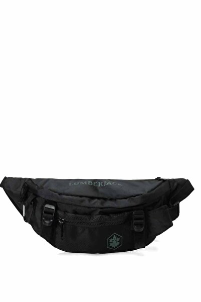 lumberjack Black Unisex Waist Bag – Sporty & Functional