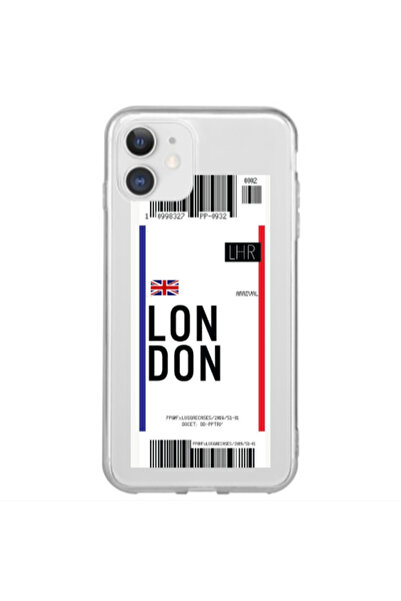 Other Apple iPhone 12 Mini London Arrival Transparent Silicone TPU Θήκη