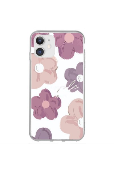 Other Apple iPhone 12 Mini Flowers 2 Transparent Silicone TPU Θήκη