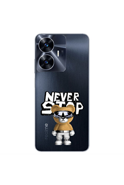Other Realme Note 50 Never stop Transparent Silicone TPU Θήκη