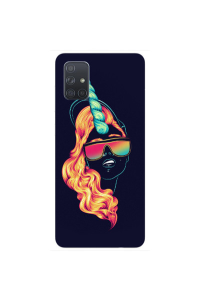 Other Samsung A71 Horn style Transparent Silicone TPU Θήκη