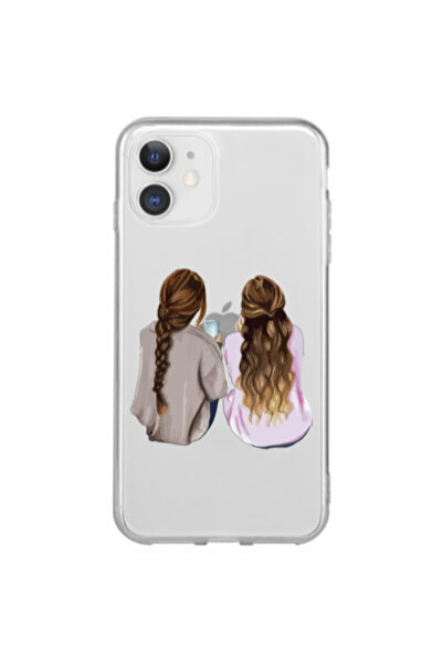 Other Apple iPhone 12 Mini Friends Transparent Silicone TPU Θήκη