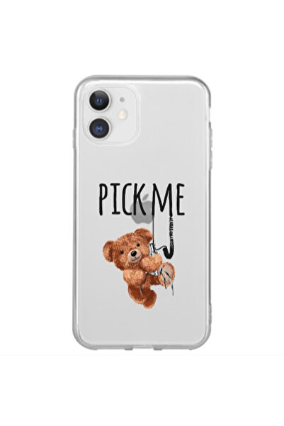 Other Apple iPhone 12 Mini Pick me Transparent Silicone TPU Θήκη